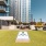 rooftop cornhole game downtown la