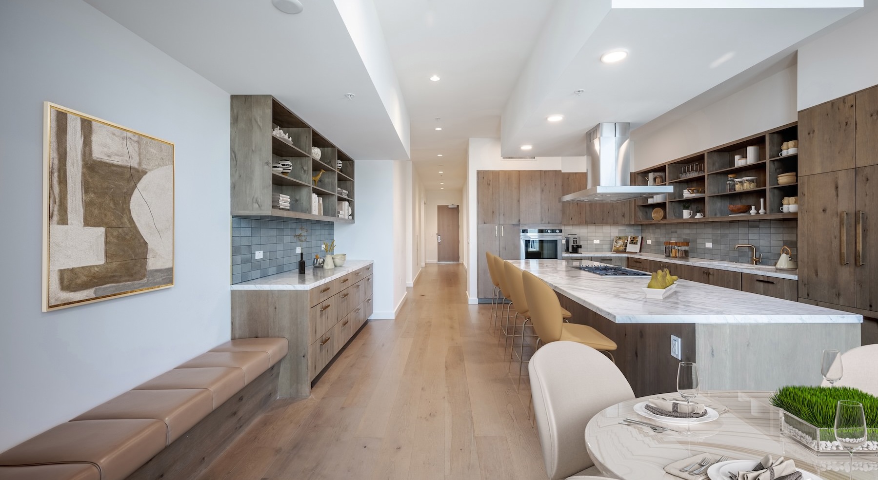 Kitchen and Living Area